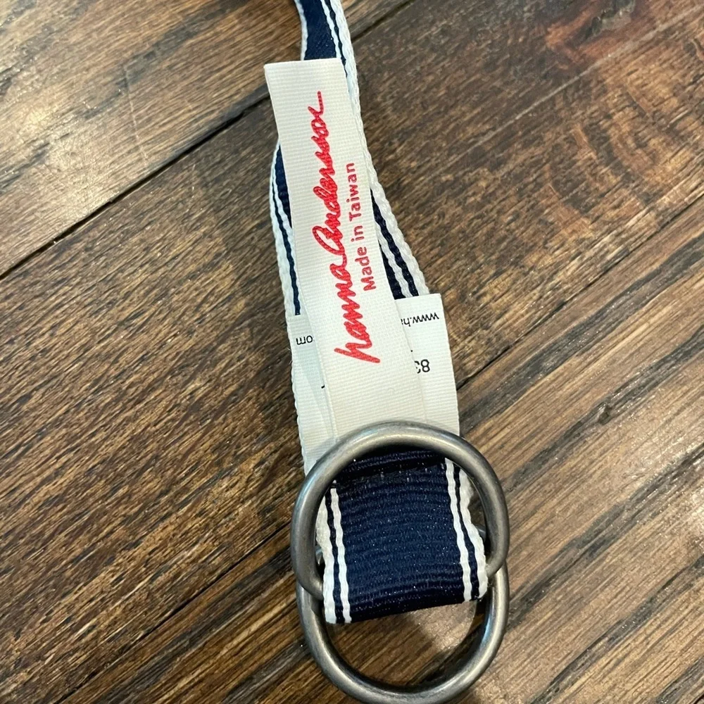 Hanna Anderssson navy belt